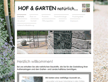 Tablet Screenshot of hofundgarten.com